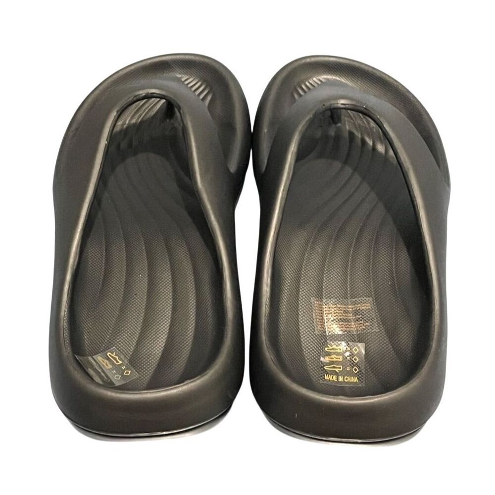 Women's Lightweight Platform Eva Foam Slides Arch Support Black 7.5 Summer - Picture 6 of 7